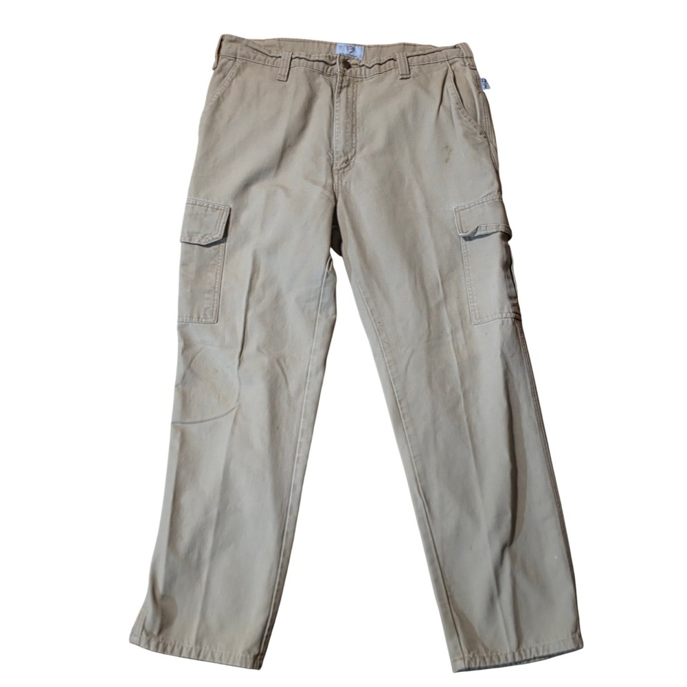 Tyndale Men's FR Flame Resistant Arc Rated HRC 2 Cargo Pants Khaki W38 L31 USA‎